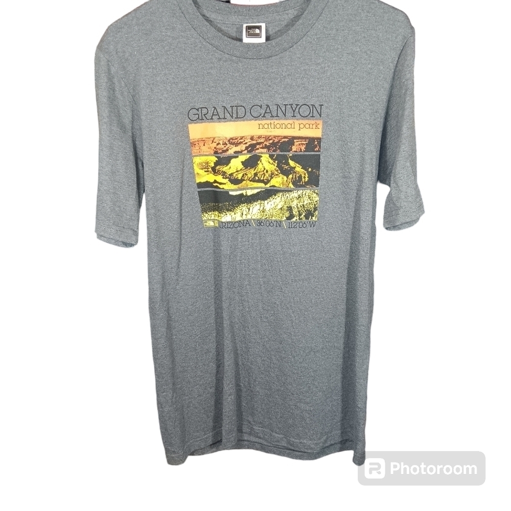 The North Face Grand Canyon National Park Men's Gray T-Shirt Size S - Picture 1 of 6